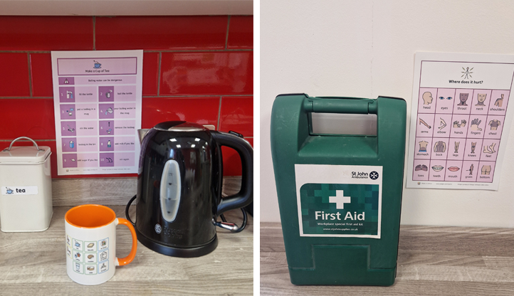 Widgit Dementia Pack Resources - Kitchen and First Aid