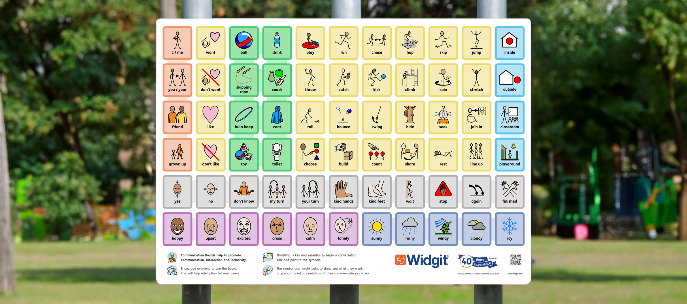 Widgit Symbols Playground Board