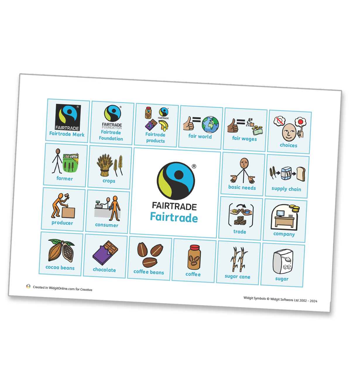 Practical Maths Tasks eith Widgit Symbols