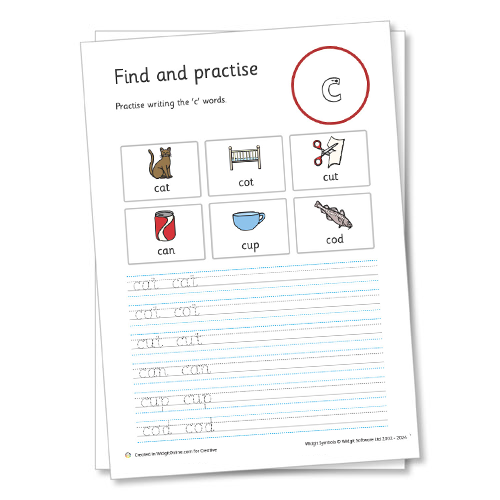 Phonics - Phase 2 Find and practice